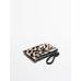 Small animal print leather wallet цвет: Белый