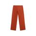 Linen trousers with darts detail цвет: Терракотовый
