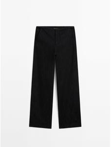 Medium rise straight fit comfort jeans цвет: Темно-серый