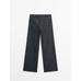Wide leg jeans medium rise loose цвет: Темно-серый