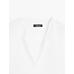 Mao collar open shirt 100% linen цвет: Белый