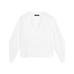 Mao collar open shirt 100% linen цвет: Белый
