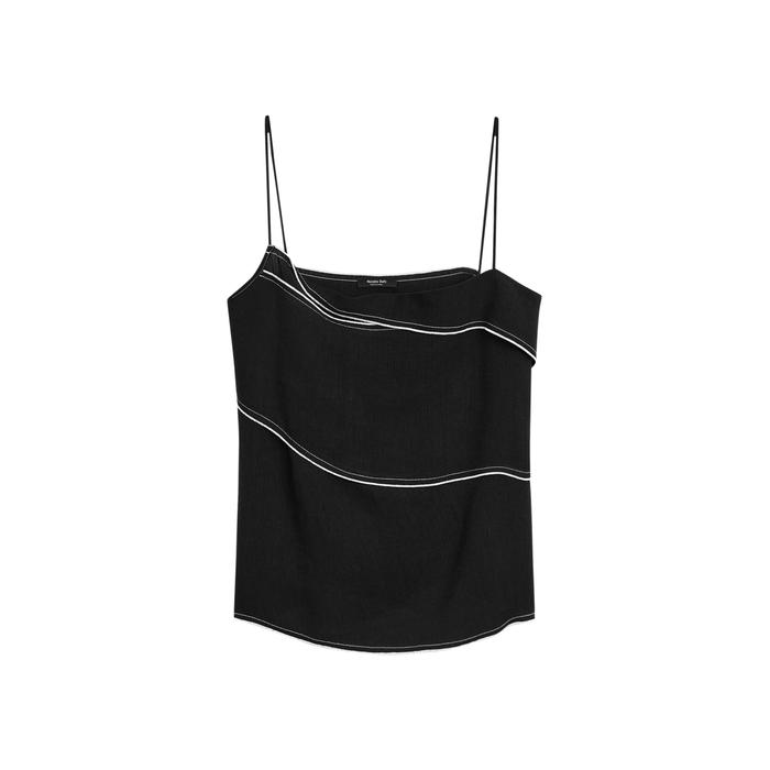 Top contrast stitching цвет: Черный