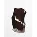 Top colour block knitted detail цвет: Шоколадный