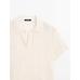 Openwork embroidered polo shirt цвет: Натуральный, кремовый