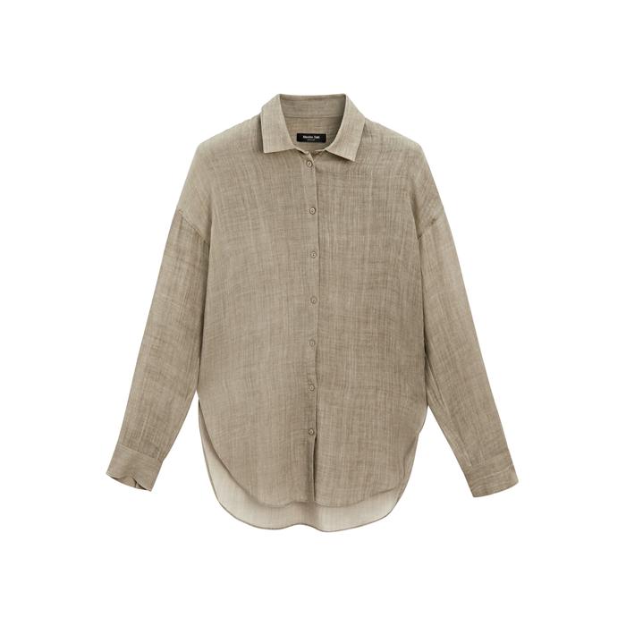 Fluid shirt maltinto with ramio цвет: Зеленый