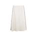 Satin midi skirt with piping detail цвет: Натуральный, кремовый