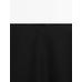 Midi skirt bottom stitch detail цвет: Черный