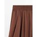 Midi flared skirt with ribbon detail цвет: Шоколадный