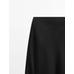 Satin midi skirt with lace details цвет: Черный