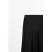 Satin midi skirt with lace details цвет: Черный