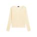 Long sleeve knitted jumper 100% linen цвет: Желтый