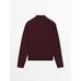Cotton blend polo knit jumper цвет: Гранатовый