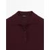 Cotton blend polo knit jumper цвет: Гранатовый