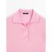Cotton blend polo knit jumper цвет: Розовый средний
