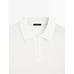 Openwork polo knit linen blend jumper цвет: Оптический белый