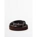 NUBUCK LEATHER EQUESTRIAN BELT цвет: Коричневый