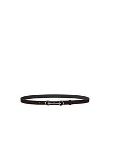 NUBUCK LEATHER EQUESTRIAN BELT цвет: Коричневый