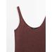 100% linen tank top цвет: Бургундский