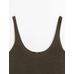 100% linen tank top цвет: Хаки