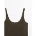 100% linen tank top цвет: Хаки