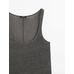 Linen fabric detail straps top цвет: 0-542