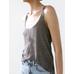 Linen fabric detail straps top цвет: 0-542
