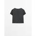 Short sleeve T-shirt 100% linen цвет: Свинцовый