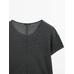 Short sleeve T-shirt 100% linen цвет: Свинцовый