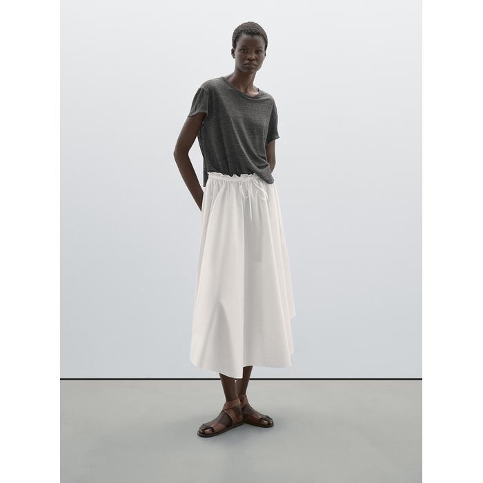 Short sleeve T-shirt 100% linen цвет: Свинцовый