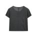 Short sleeve T-shirt 100% linen цвет: Свинцовый