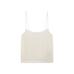 Fluid embroidered strappy top цвет: Натуральный, кремовый