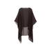 100% mulberry silk fluid cape цвет: Коричневый