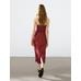 Strapless linen midi dress цвет: 0-947