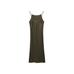Satin halter dress цвет: Зеленый