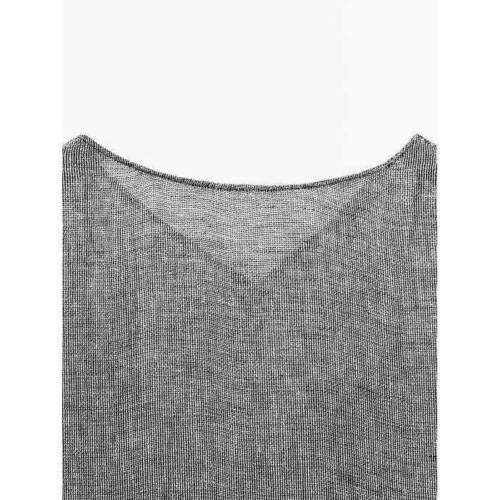 Short dress with sleeve detail, 100% linen цвет: Серый