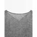 Short dress with sleeve detail, 100% linen цвет: Серый