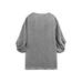 Short dress with sleeve detail, 100% linen цвет: Серый