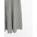 Flared Midi Dress with Stripes цвет: Натуральный, кремовый