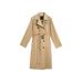 100% cotton trench coat цвет: Коричневый