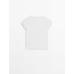 100% cotton raglan fitted T-shirt цвет: Белый