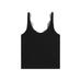 Cotton lace detail top цвет: Черный
