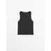 Halter top with studs цвет: Свинцовый
