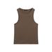 Slim top with stud details цвет: Кротово-коричневый
