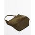 Split leather bucket bag цвет: Зеленый