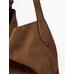Split leather bucket bag цвет: Песочный