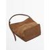 Split leather bucket bag цвет: Песочный