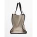 Woven leather maxi tote bag цвет: Бежевый