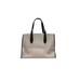 Woven leather maxi tote bag цвет: Бежевый