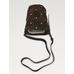 Bucket bag studded split leather цвет: Коричневый
